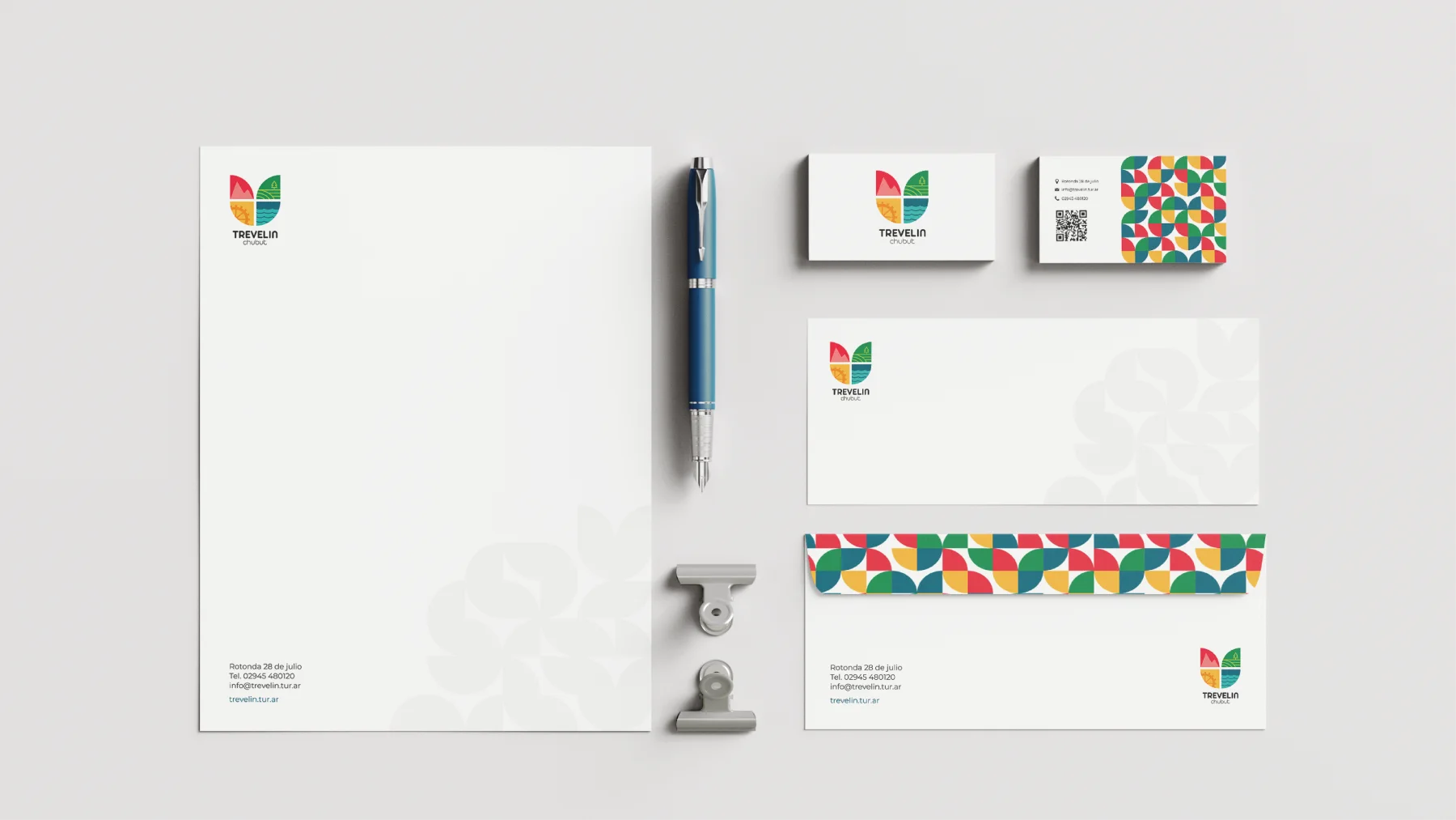 Sistema de papelería institucional de Trevelin
