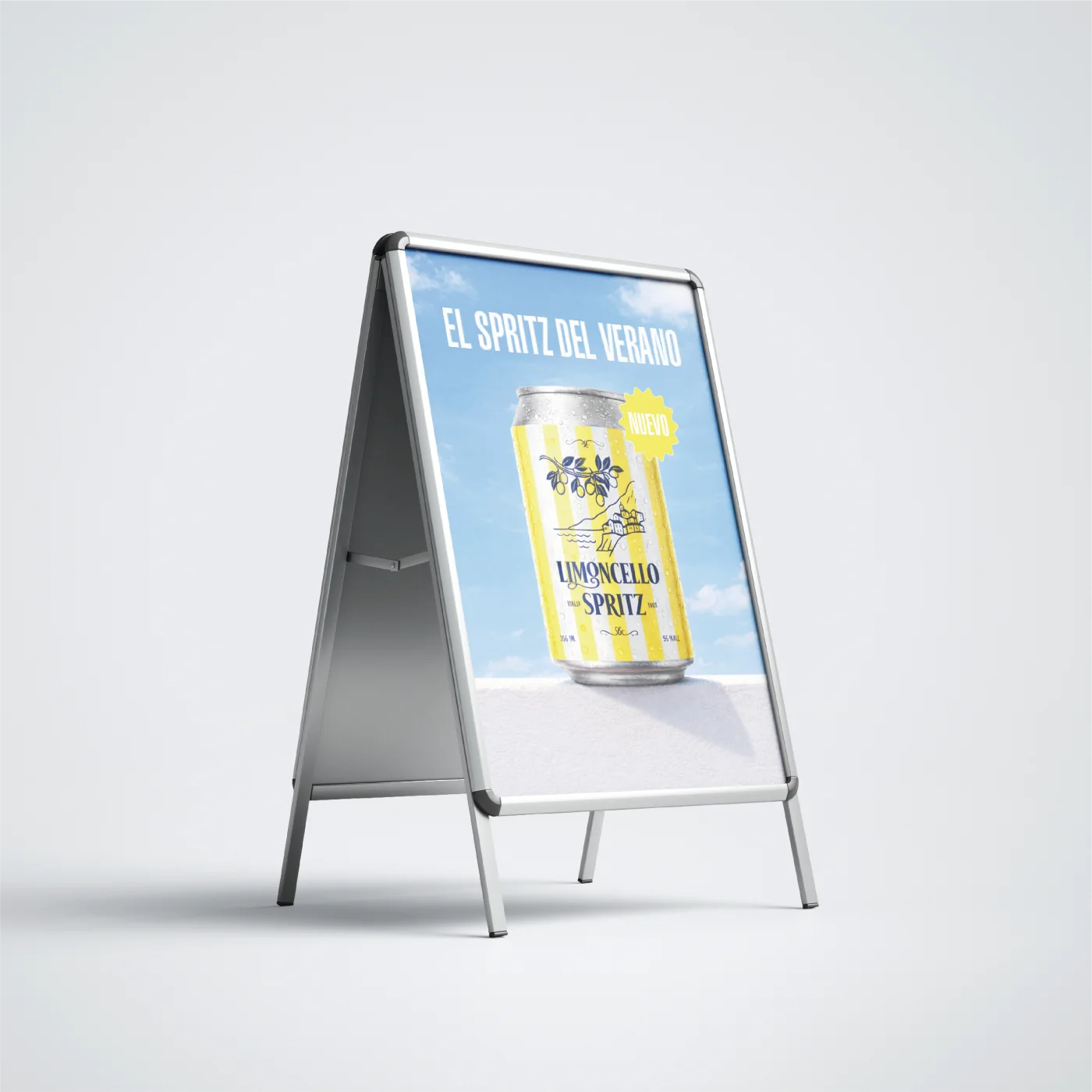 Cartel publicitario de Limoncello Spritz
